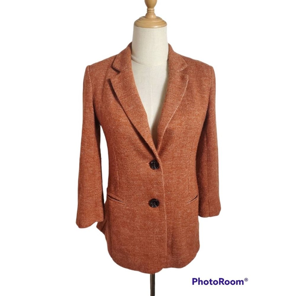 Cartonnier Anthropologie Rust Blazer Jacket